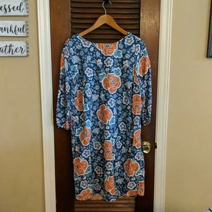 Pretty Old Navy empire waist dress 1X
